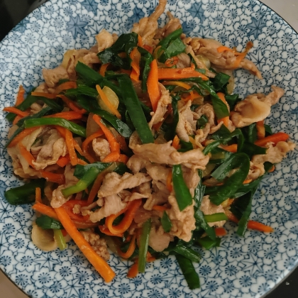 牛肉と玉ねぎのプルコギ風炒め