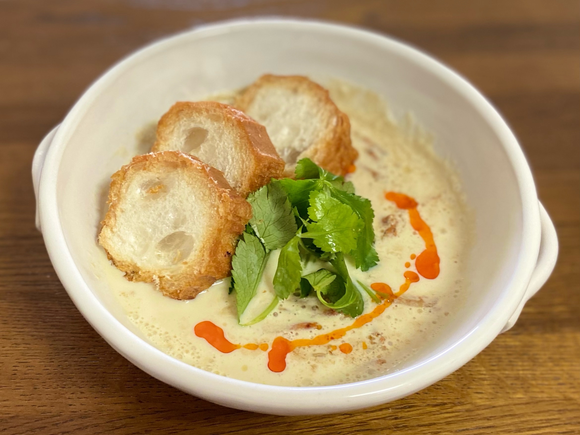 簡単！台湾風豆乳スープ　鹹豆漿　シェントウジャン