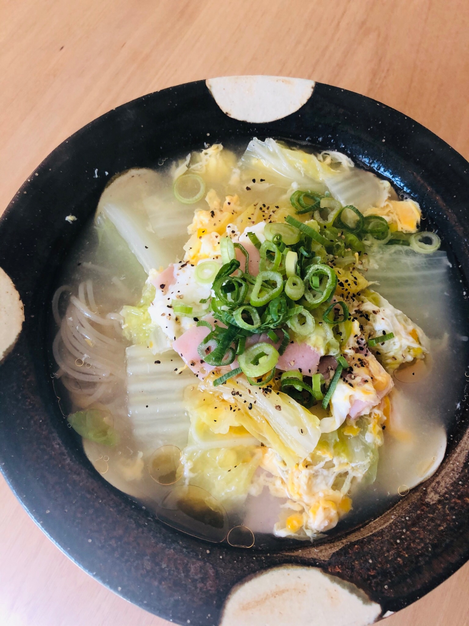 韓国風温麺