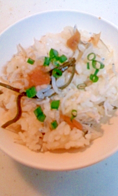 昆布じゃこ梅ごはん