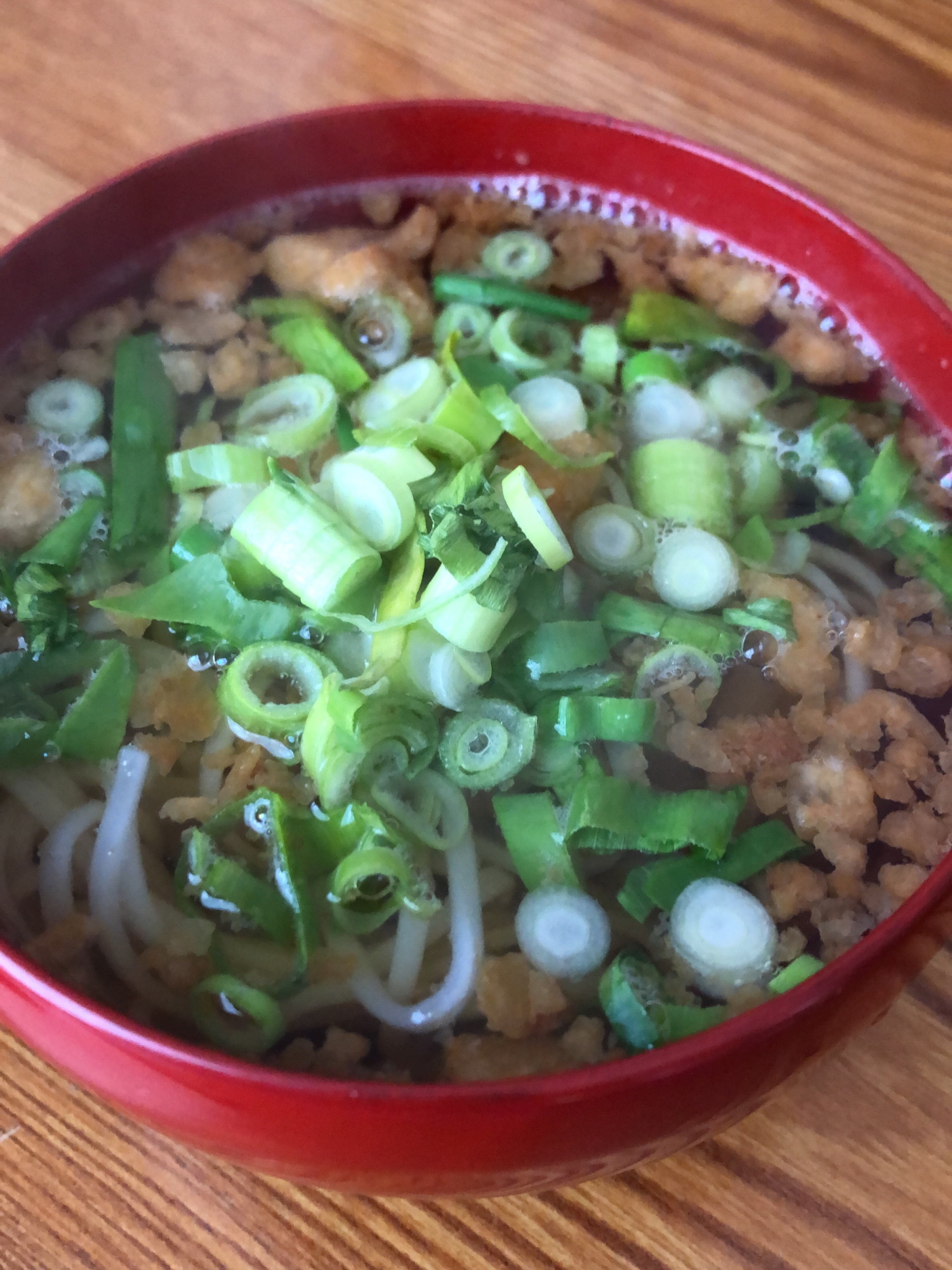 油かすうどん