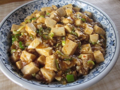手抜きと簡単が大好き主婦、昼食用に作りました。
絹豆腐で作りましたが、美味しくいただきました＾＾
ごちそうさまでした～♪