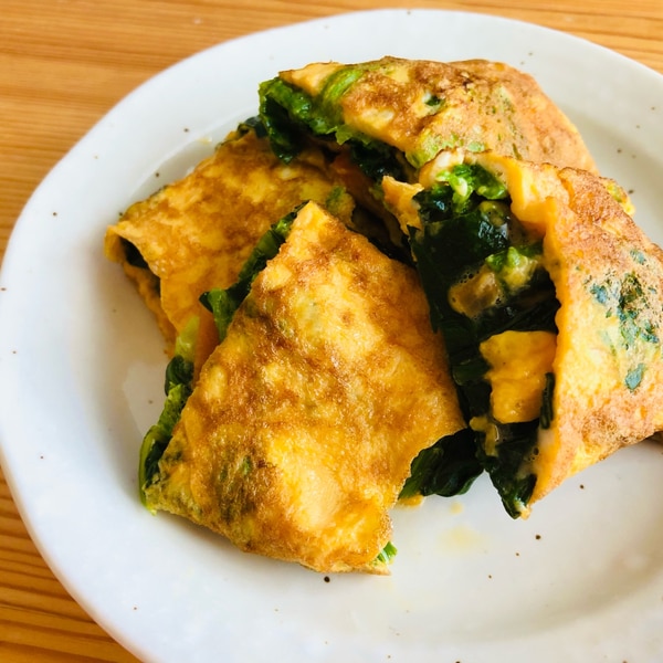 お弁当にも ほうれん草のおひたしで卵焼き レシピ 作り方 By きのこのみみ 楽天レシピ お弁当にも ほうれん草のおひたしで卵焼き レシピ 作り方 By きのこのみみ 楽天レシピ