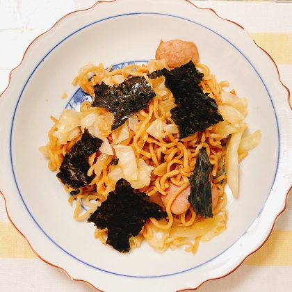 海苔焼きうどん