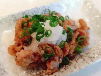 超特急メイン♡さっぱり♡豚肉のおろしポン酢炒め