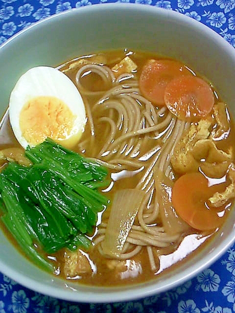 夜食にお勧め　カレーそば