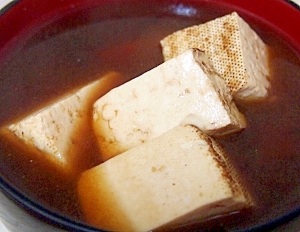 焼き豆腐の味噌汁