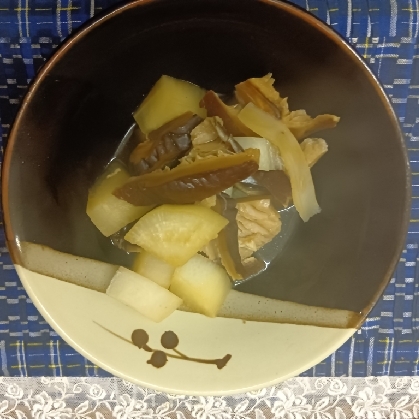 割干し大根と干し椎茸のほっこり煮