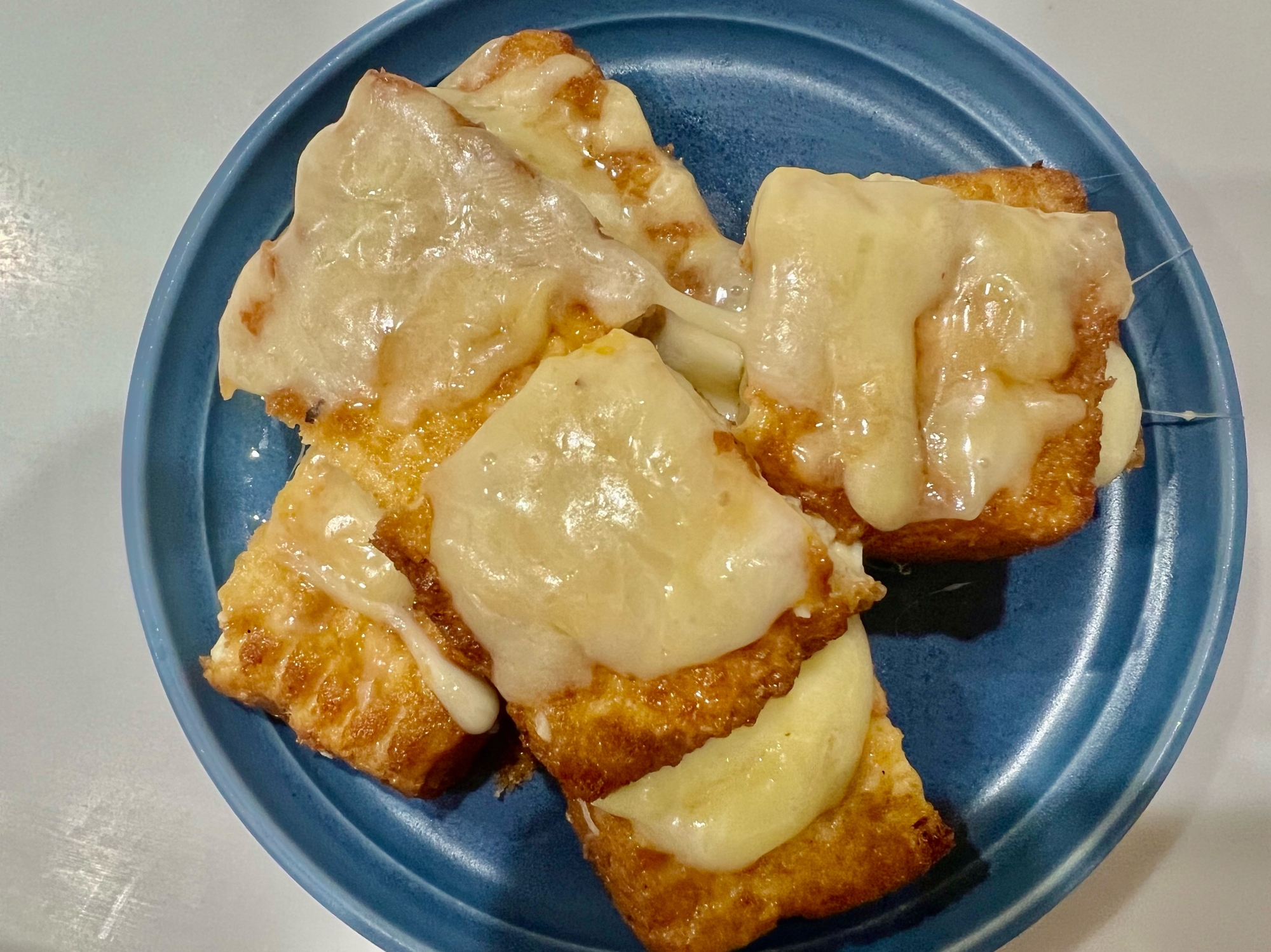 おもてなしに♪チーズたっぷりの厚揚げ豆腐