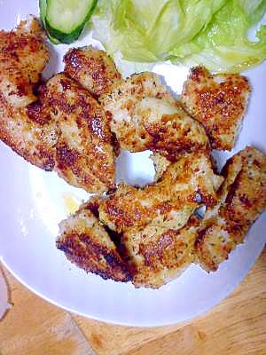 鶏肉のカレー焼き