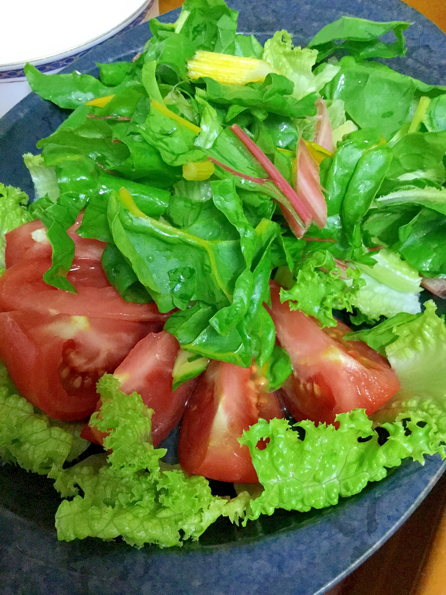 スイスチャード&トマトのサラダ