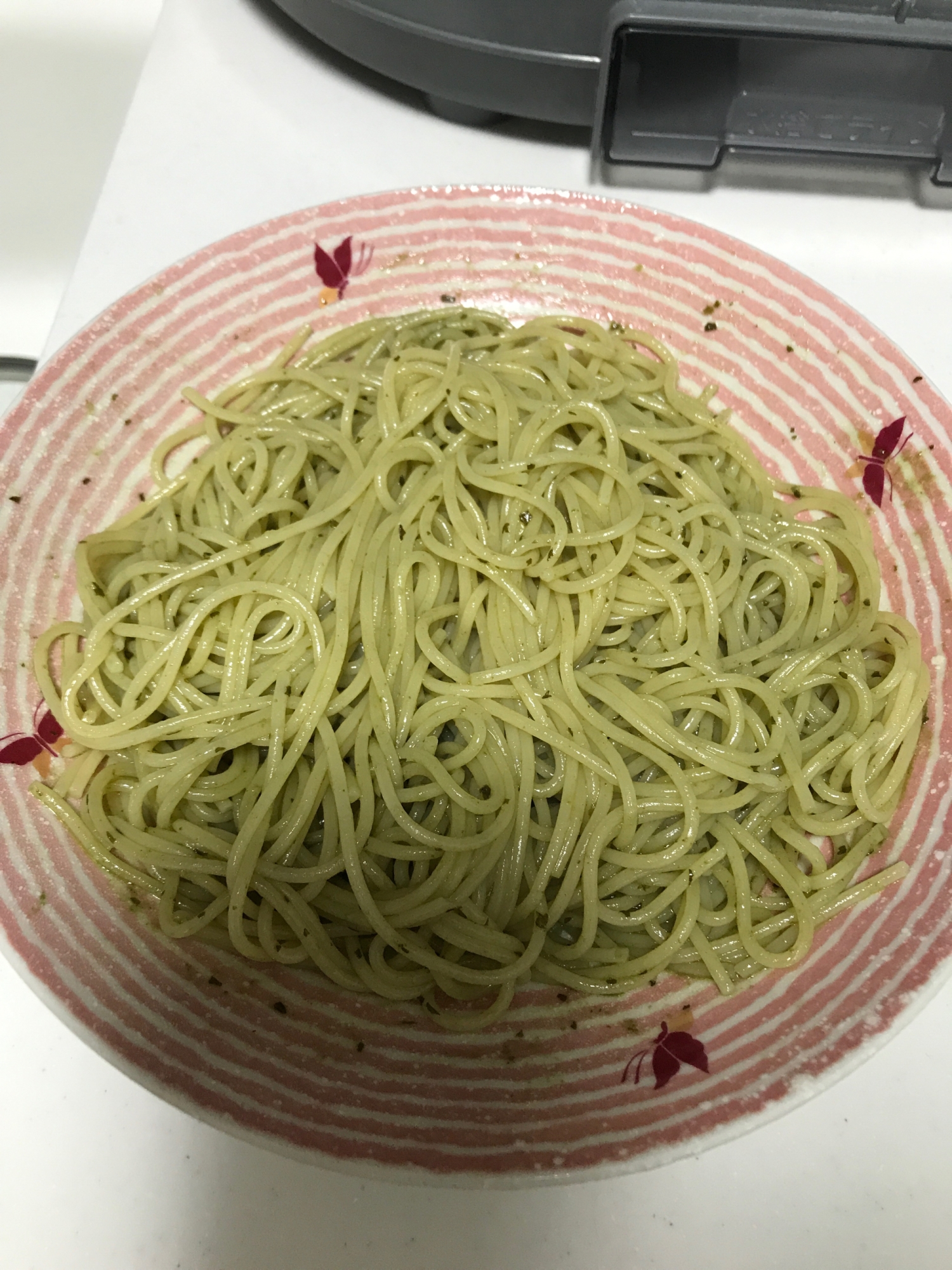 手軽に簡単！バジルのパスタ！