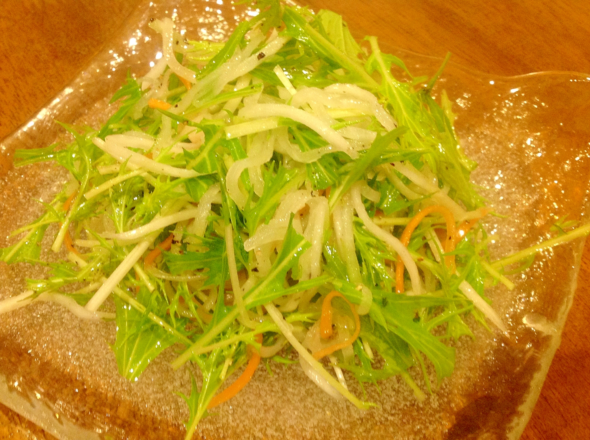 残ったおせち料理で!紅白なますでサラダ