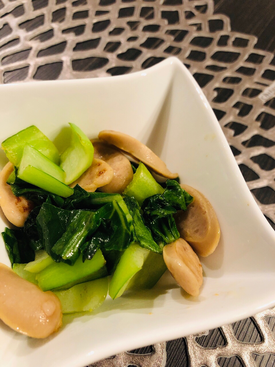 【お弁当◎ウインナー1本で】青梗菜の中華風
