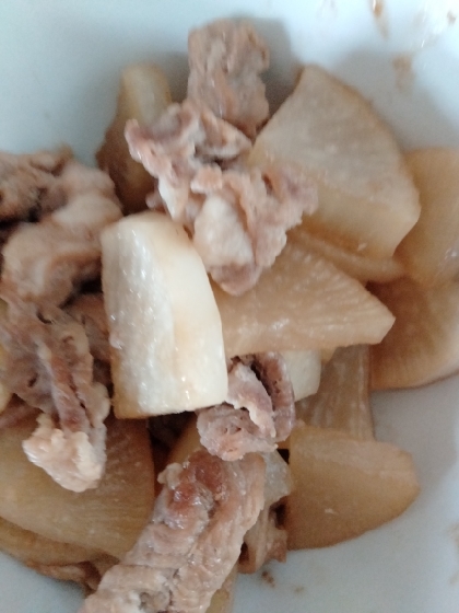 豚肉と大根の炒め煮