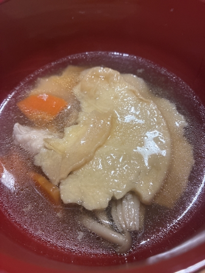青森八戸名物『せんべい汁』の作り方