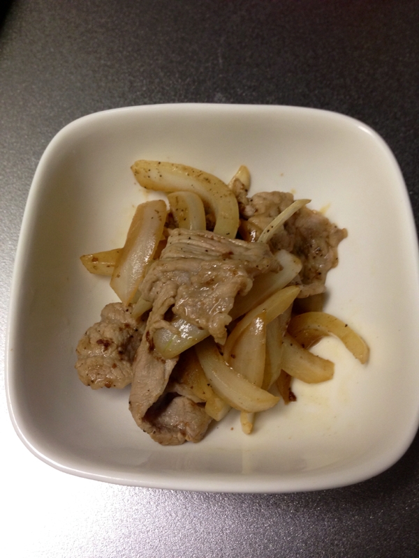 豚肉の青じそドレッシング炒め