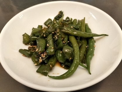 青唐辛子の辛さが食欲を増しますね。美味しかったです。