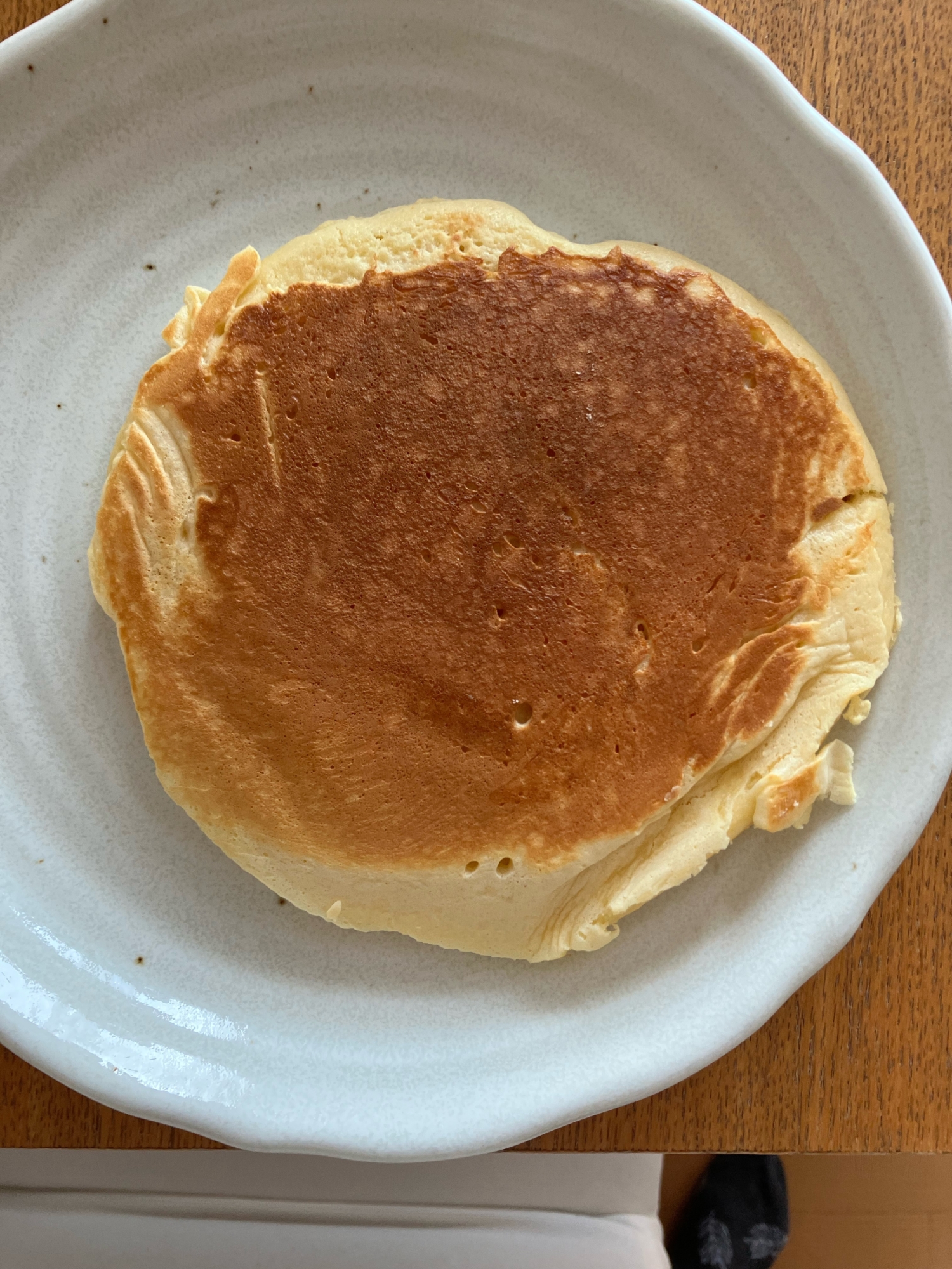 ラム酒が香るホットケーキ