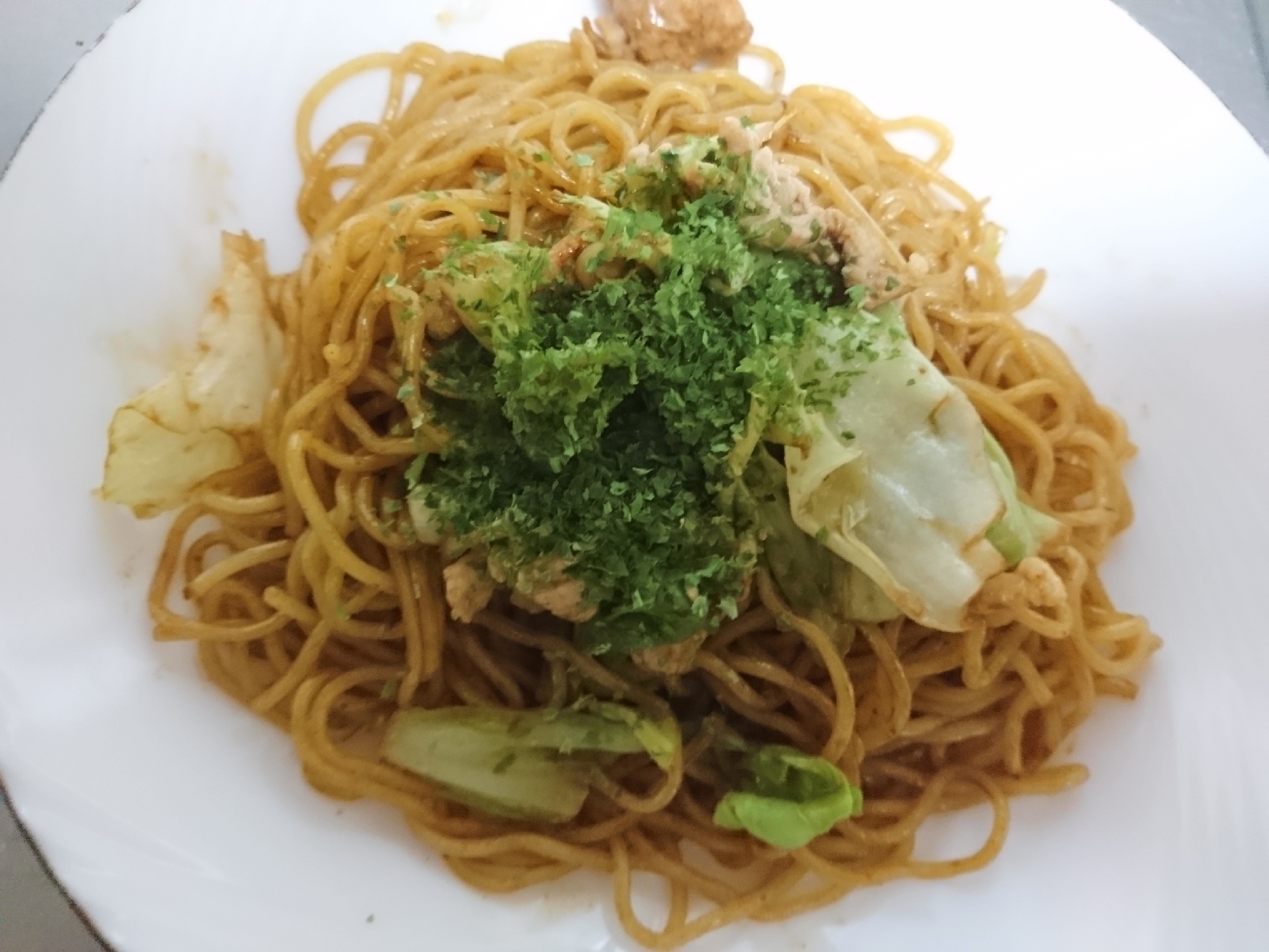 野菜あと混ぜ焼きそば