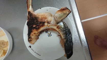 ぶりかまの塩焼き