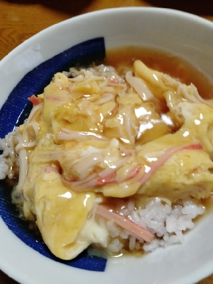 男性です。
この天津飯を作ったのは２回目です。
妻も美味しいと言っているのでまた作ります。