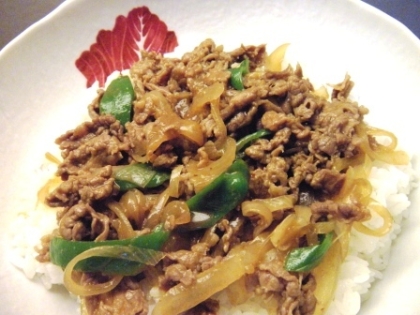 腹ペコの肉食旦那サマに丼仕立てでガツンと作ったよ～ヾ(´^ω^)ノ♪
ちょっと～！大変だよ！さっき虎太郎の体重計ったら7.5kg！そんなバカなと思って2回確認ｗ