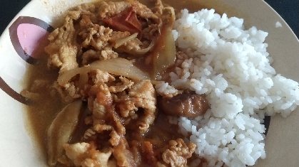 豚肉のカレー