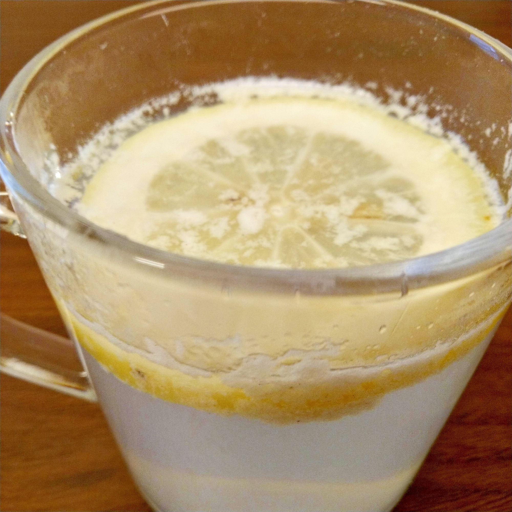 リメイク・レモン鍋に使ったレモン入りそば湯スープ