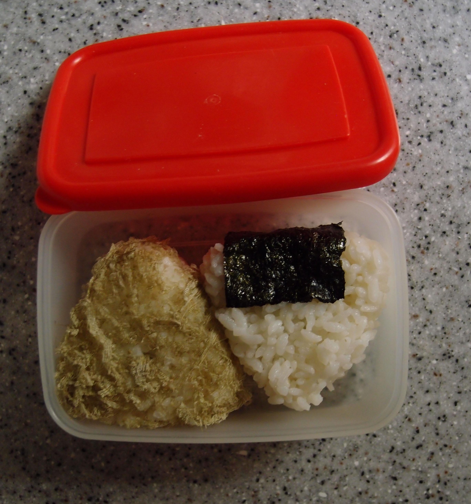 牡蠣のめんつゆバター焼きのおにぎり弁当