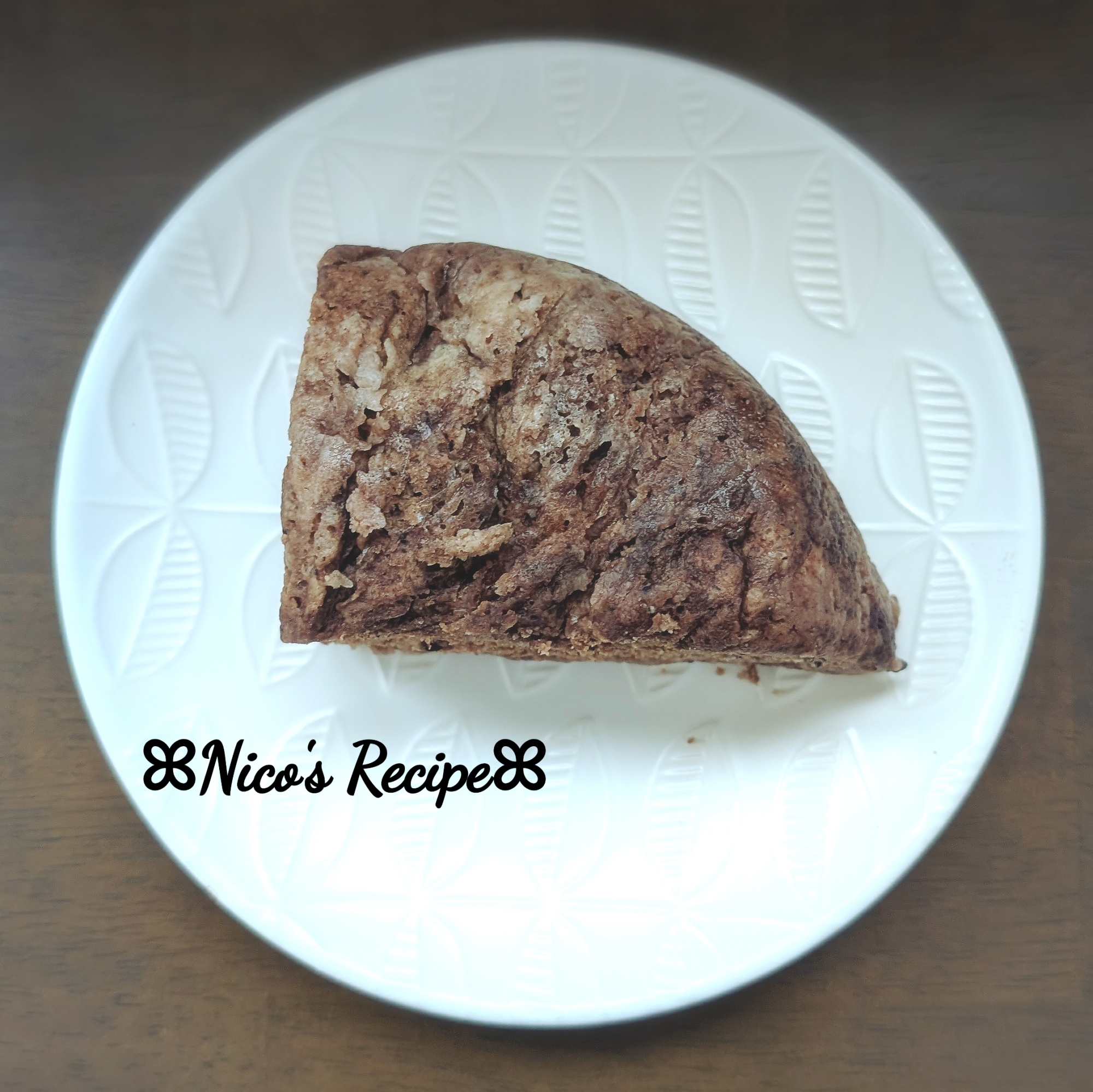 いちご香るココア蒸しパン