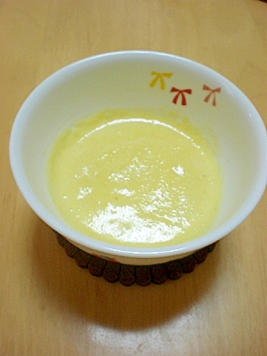 離乳食初期 裏ごしコーンの豆乳和え レシピ 作り方 By はちわれ４１３ 楽天レシピ