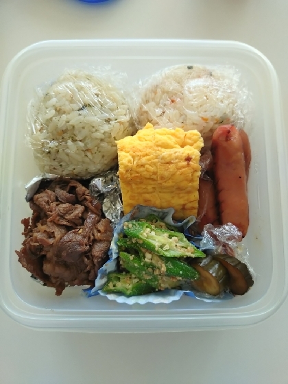 オクラの胡麻よごし