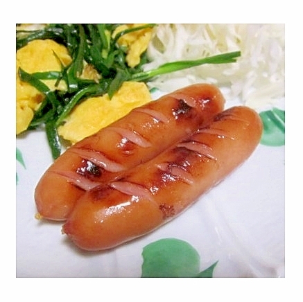 ウインナーのオリーブオイル焼き