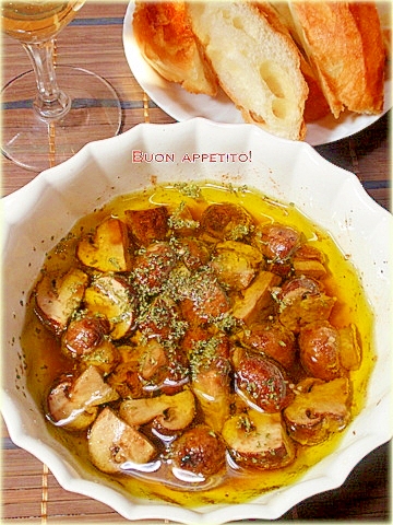 ☆★孤独のグルメ風　マッシュルームガーリック♪★☆