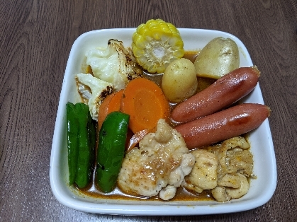 鶏手羽のスープカレー