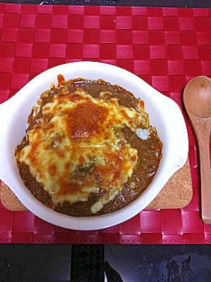 残りカレーで！焼きカレー