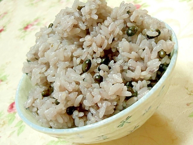 ❤黒小豆と塩麹の優しいご飯❤