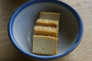 厚揚げの酢味噌漬け