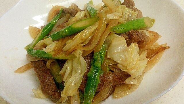 簡単に美味しく☆牛肉野菜炒め