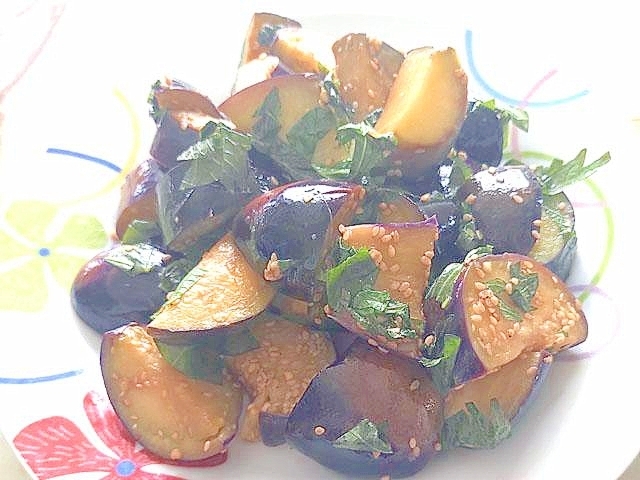 ナスと青じそだけ!ナスのさっぱり炒め煮♪