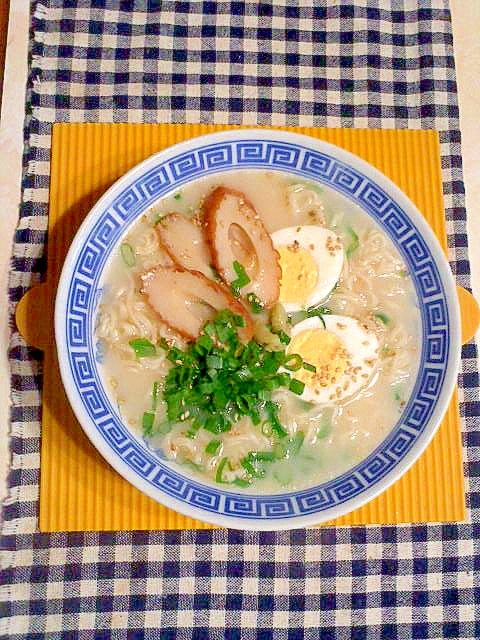 わさび豚骨ラーメン♪