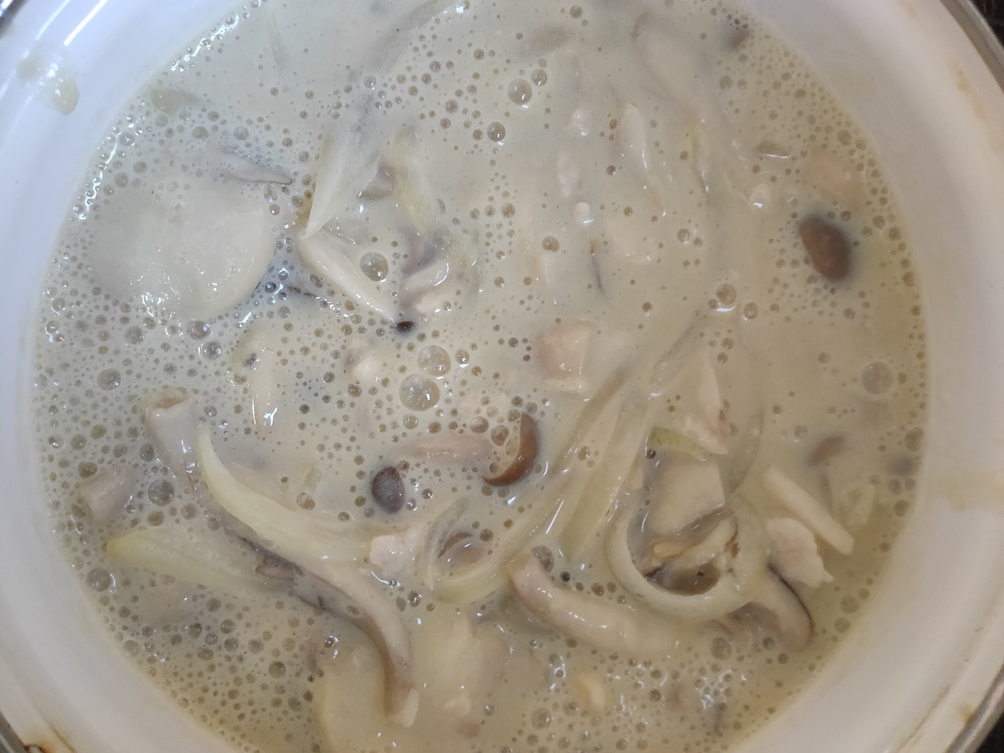 大特価♡完全無農薬の米粉♪5㎏【長野県産】微細粒米粉でホワイトシチュー♡簡単！ 米粉のホワイトシチュー by みたけ食品 【クックパッド】 簡単