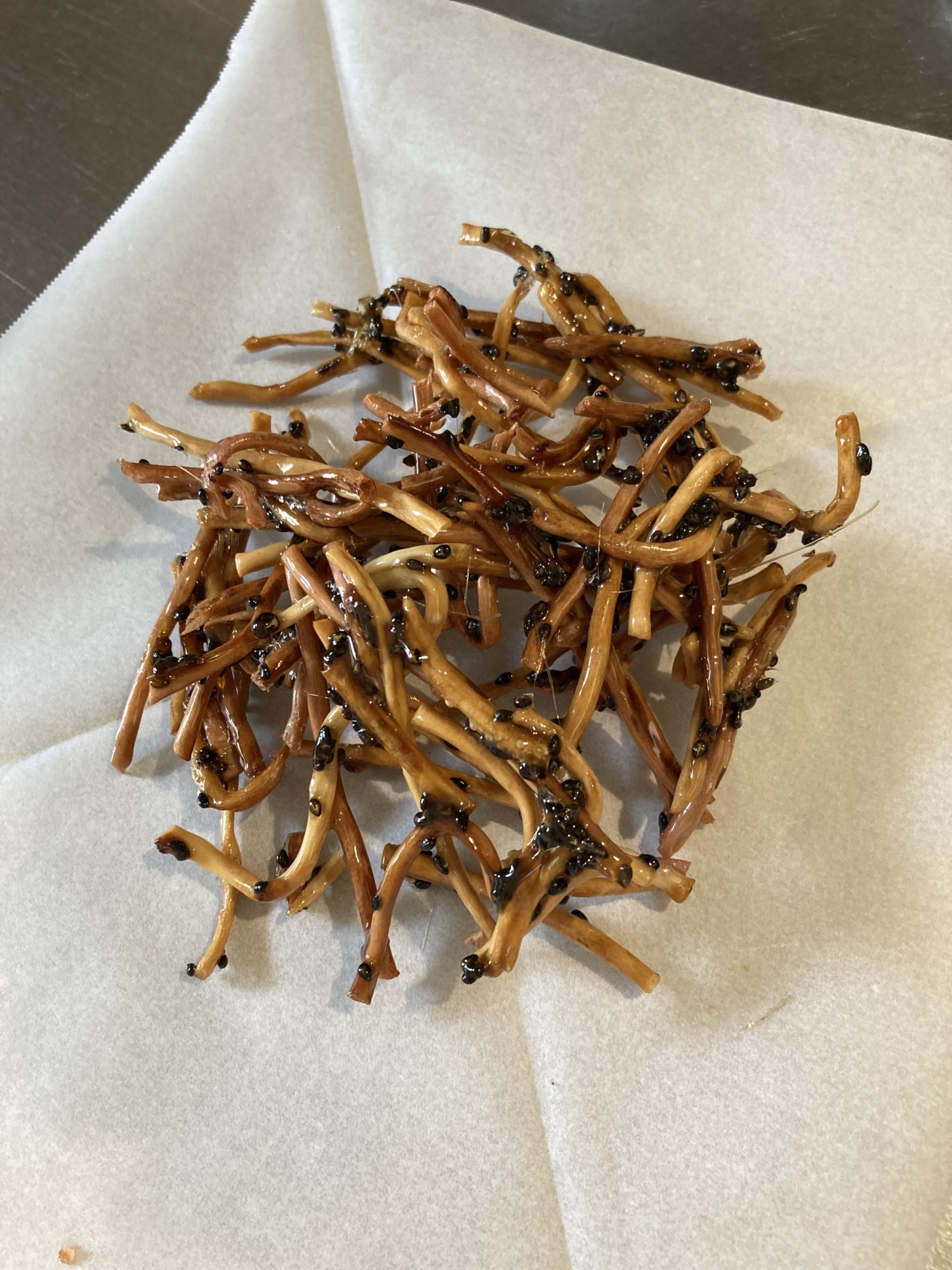 余ったうどんでノンオイル!簡単かりんとう