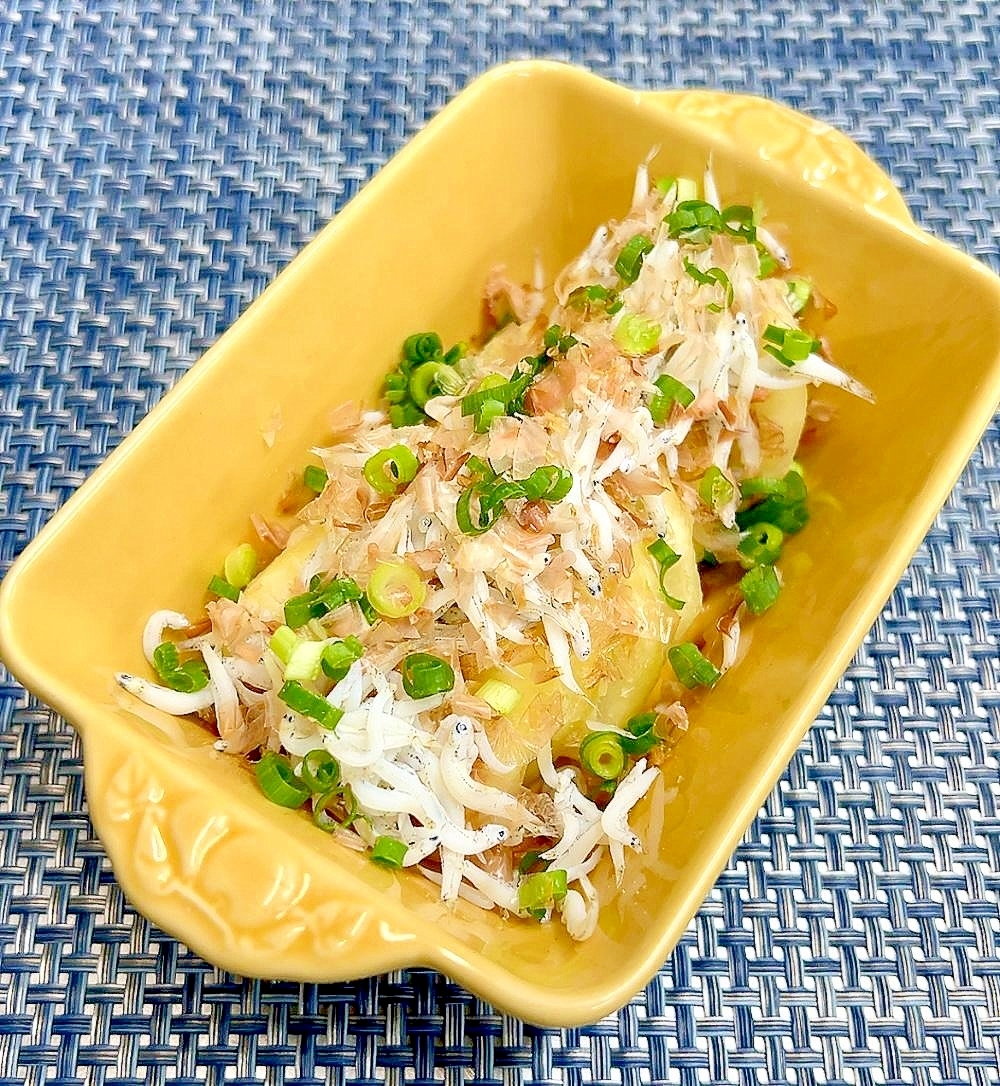 レンジで簡単！おかか香る★しらすじゃがバター