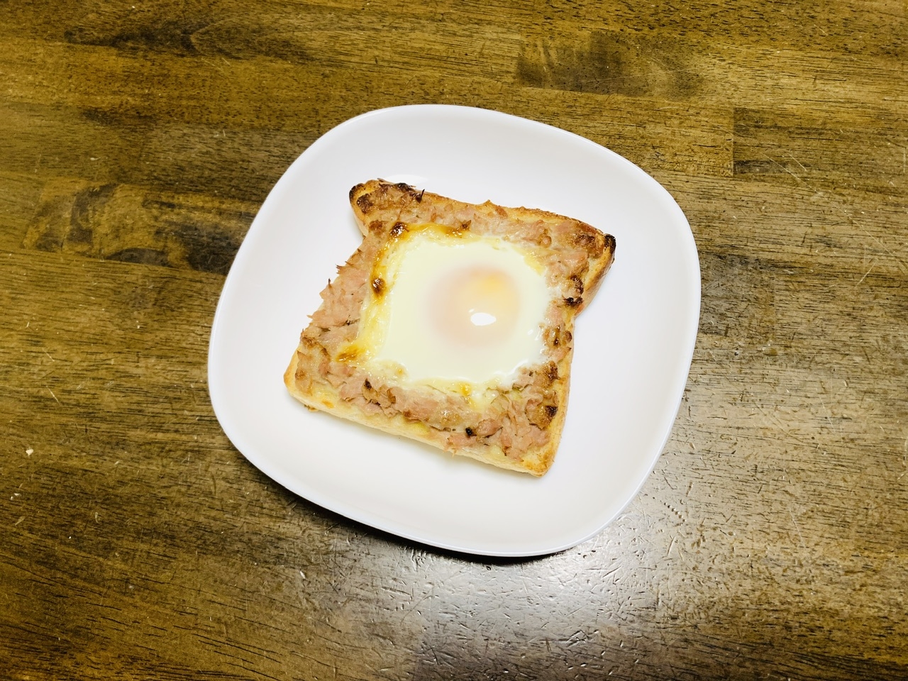 朝食レシピ　卵とツナマヨのトースト