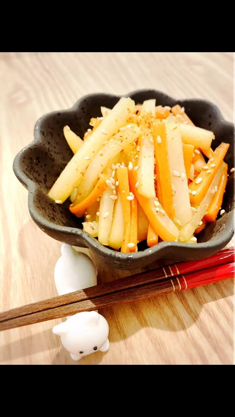 麺つゆで簡単 じゃがいもと人参のきんぴら レシピ 作り方 By みきたん 楽天レシピ 麺つゆで簡単 じゃがいもと人参のきんぴら レシピ 作り方 By みきたん 楽天レシピ