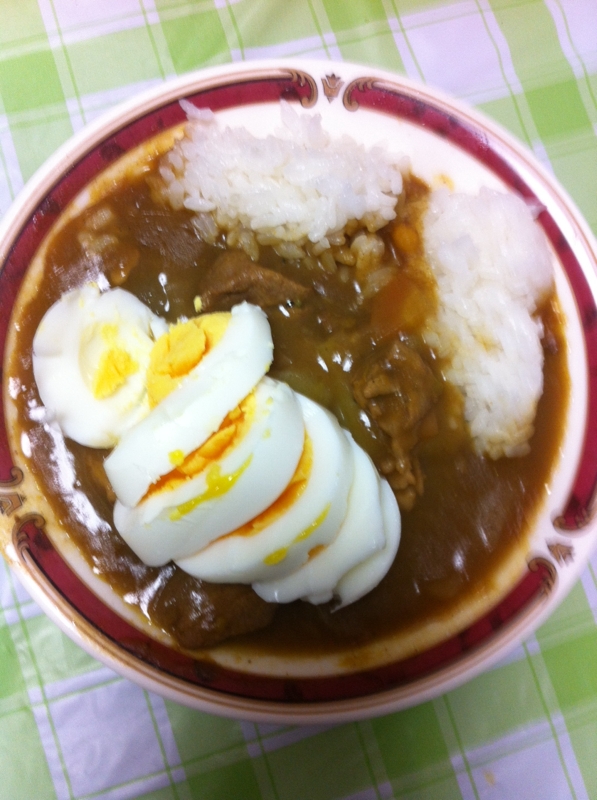 ★ゆで卵カレー★