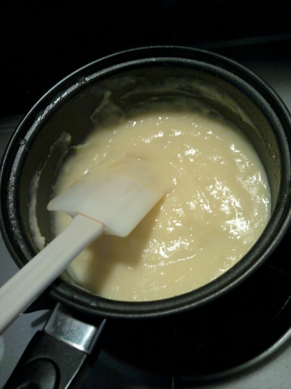 初めてカスタードクリームを作りましたが簡単で美味しくできました。アイデアをありがとうございました。