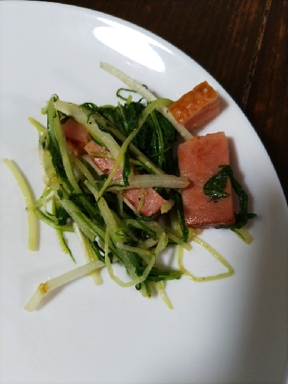 モリモリ食べれる☆水菜のマヨガーリック炒め